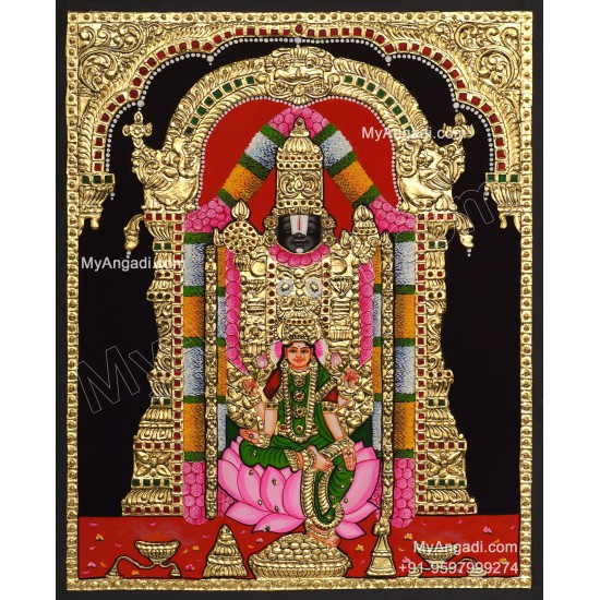 Balaji Lakshmi Tanjore Painting
