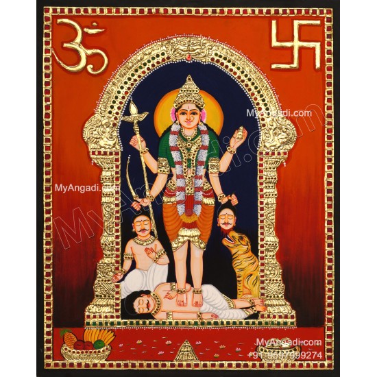 Shri Mahalasa Narayani Tanjore Painting