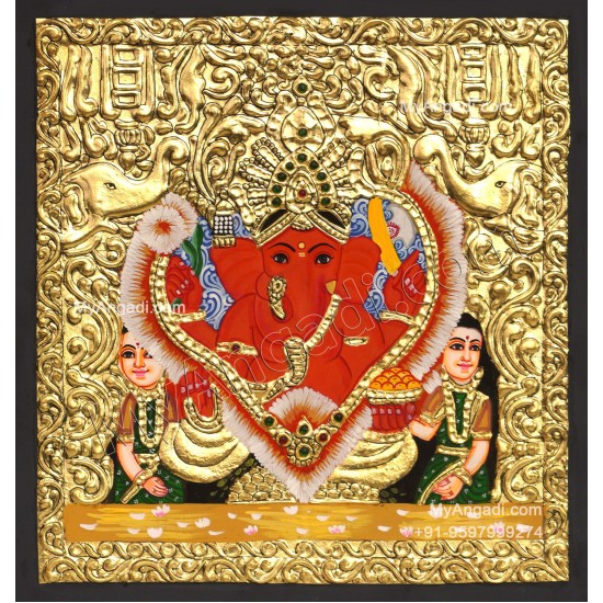 Sidhi Ganapathi Tanjore Paintings