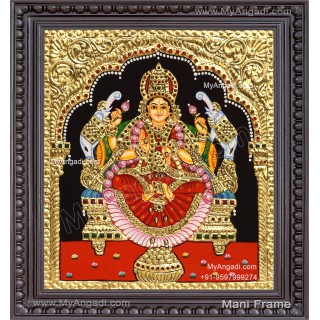 Gajalakshmi Tanjore Painting