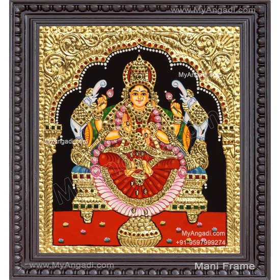 Gajalakshmi Tanjore Painting