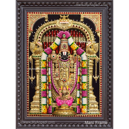 Balaji 3d Tanjore Painting