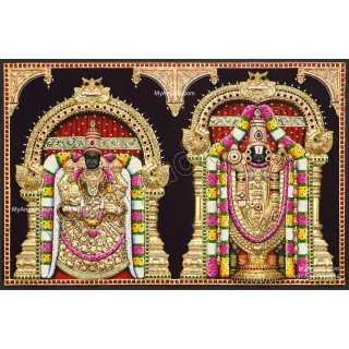 3D Balaji Thayaar Tanjore Painting