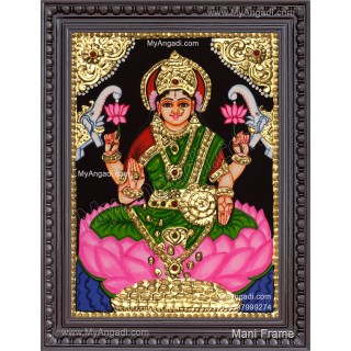 Gajalakshmi Tanjore Painting