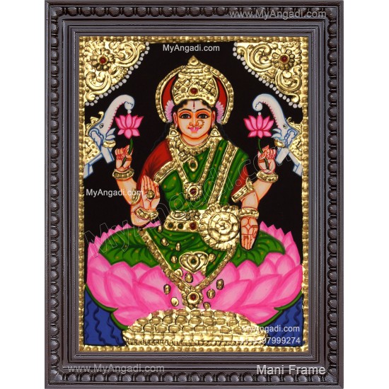 Gajalakshmi Tanjore Painting