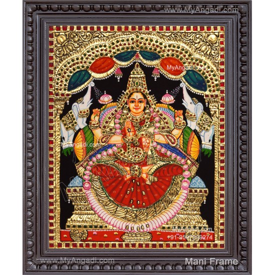 Gajalakshmi Tanjore Painting