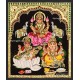 Ganesha Lakshmi Saraswathi Tanjore Painting