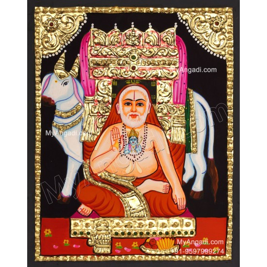 Ragavendra Tanjore Painting, Saint Tanjore Painting
