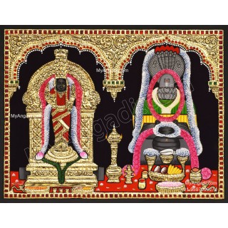 Vaitheeswaran Thaiyal Nayagi Tanjore Painting