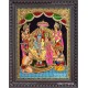 Ram Darbar - Ram with Sita, Hanuman, Lakshmanan  Tanjore Painting
