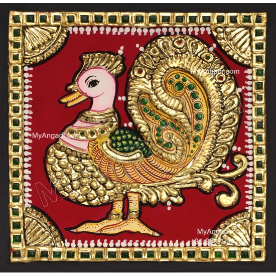 Peacock Tanjore Painting
