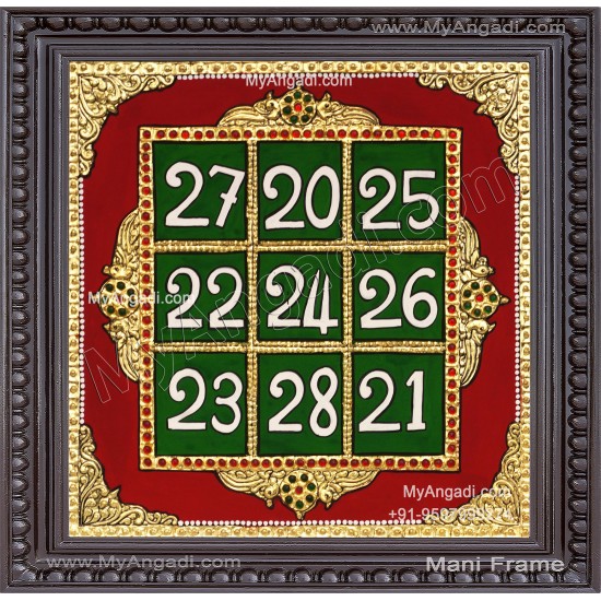 Kubera Yantra Tanjore Painting