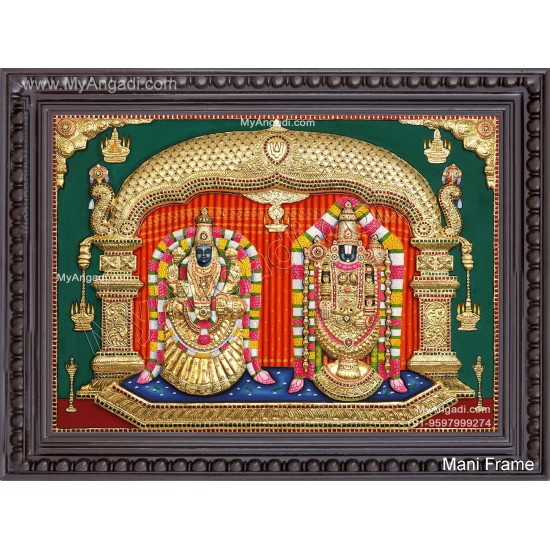 3D Balaji Thayar Tanjore Painting