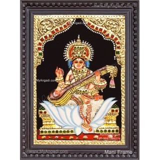Saraswathi Tanjore Painting
