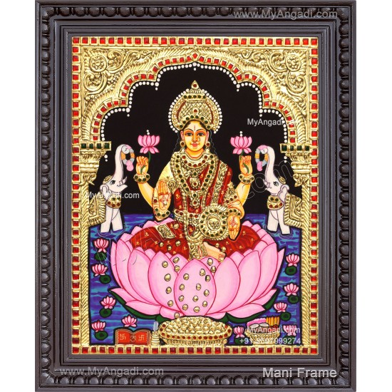 Gajalakshmi Tanjore Painting