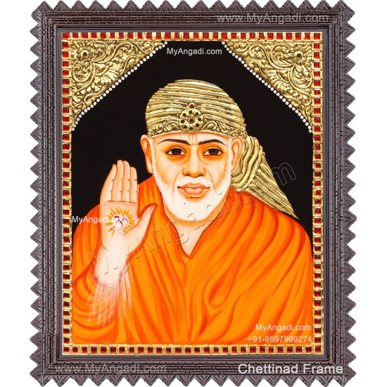 Saibaba Tanjore Painting