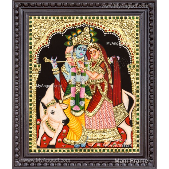 Radha Krishna Tanjore Painting