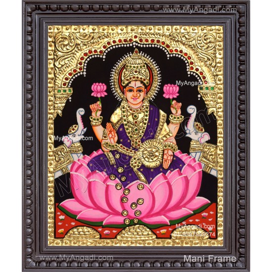 Gajalakshmi Tanjore Painting