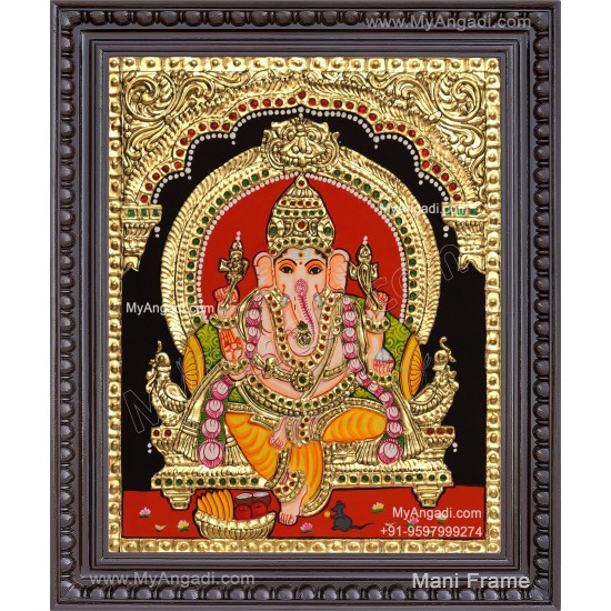 Ganapathi Tanjore Painting 