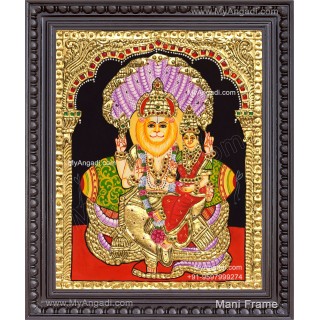 Lakshmi Narasimhar Tanjore Painting