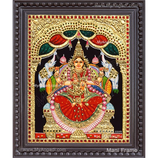 Gajalakshmi Tanjore Painting