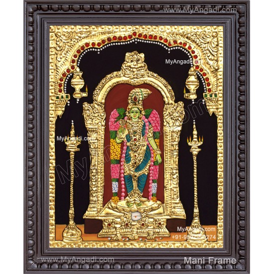 Meenakshi Amman Tanjore Painting