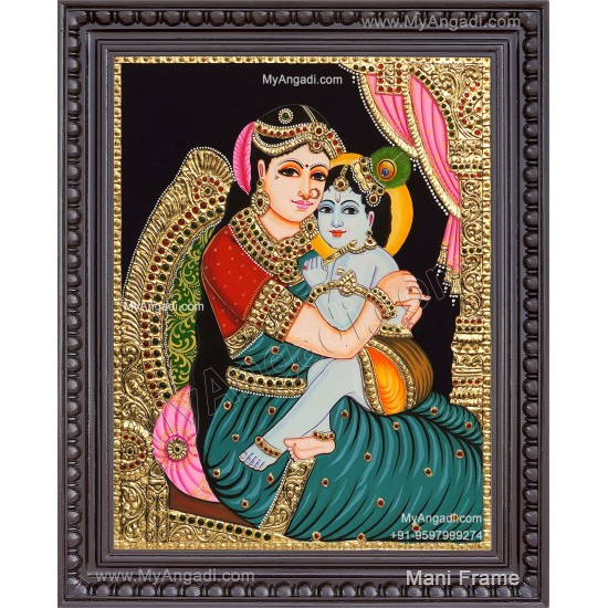 Yashoda Krishna Tanjore Painting