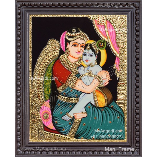 Yashoda Krishna Tanjore Painting