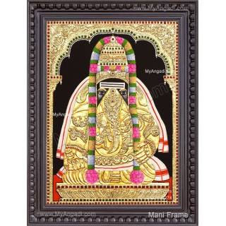 Pillaiyarpatti karpaga Vinayagar Tanjore Painting