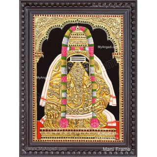 Pillaiyarpatti karpaga Vinayagar Tanjore Painting