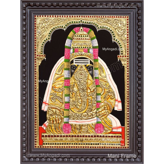 Pillaiyarpatti karpaga Vinayagar Tanjore Painting
