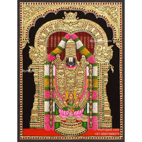 Balaji Lakshmi  Tanjore Painting