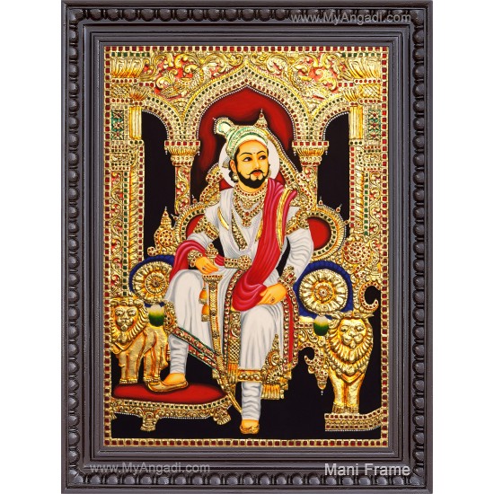 Chathrapathi Shivaji Tanjore Painting