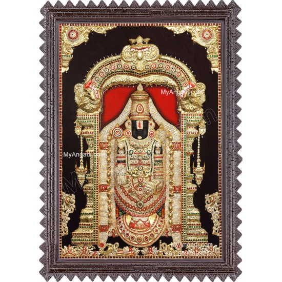 3D Balaji Tanjore Painting