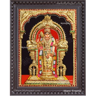Thiruchendhur Murugan 3D Tanjore Painting