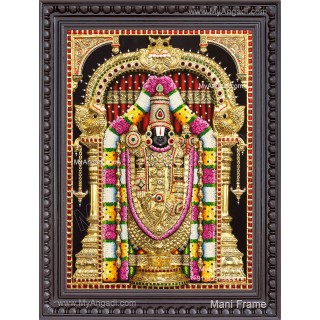 Balaji 3d Tanjore Painting