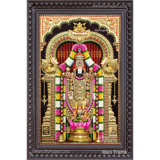 Balaji Lakshmi 3D Tanjore Painting