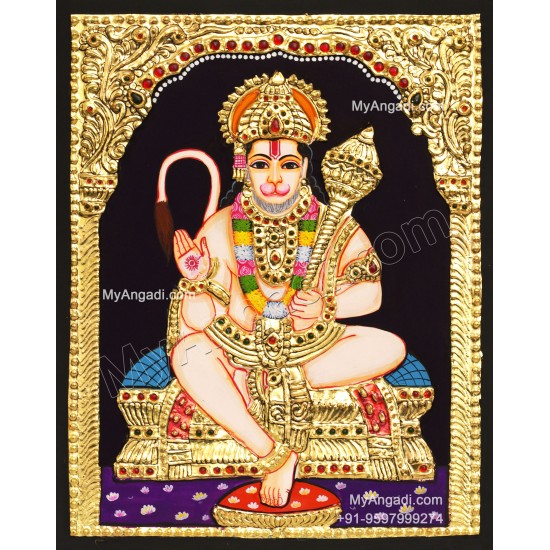 Hanuman Tanjore Painting