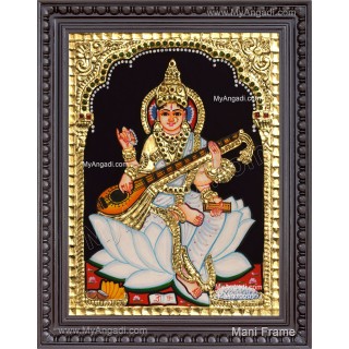 Saraswathi Tanjore Painting