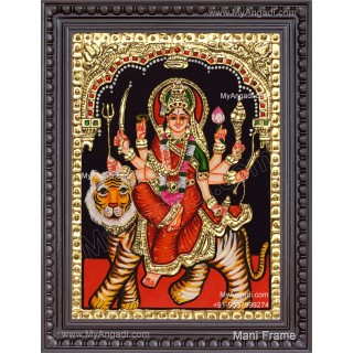 Durga Devi Tanjore Painting