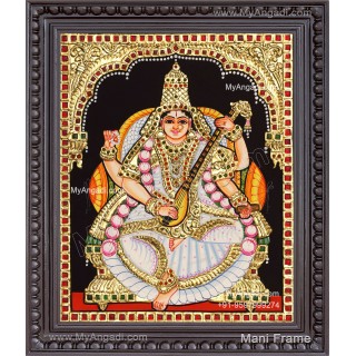 Saraswathi Tanjore Painting