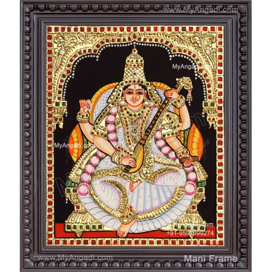 Saraswathi Tanjore Painting