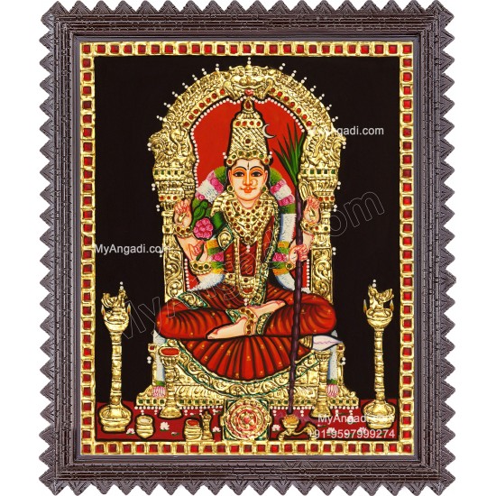 Kamatchi Tanjore Painting, Amman Tanjore Painting