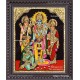 Ram Darbar - Ram with Sita, Hanuman, Lakshmanan  Tanjore Painting