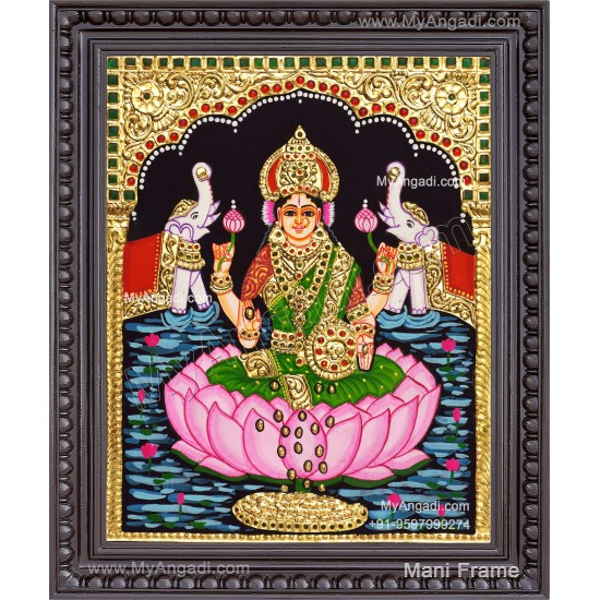 Gajalakshmi Tanjore Painting