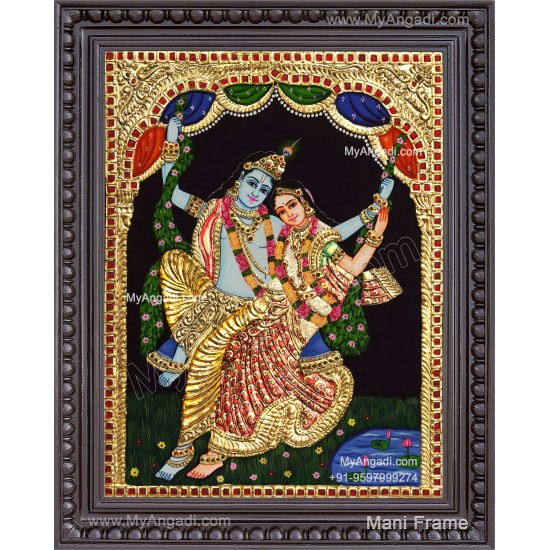 Radha Krishna Tanjore Painting