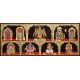 7 Panel  Tanjore Painting