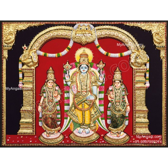3D Thimmaraya Swamy Tanjore Painting