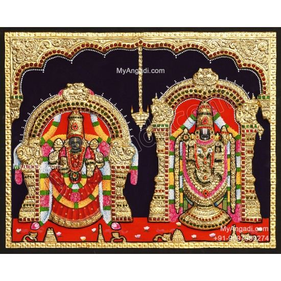 3D Balaji Thayar Tanjore Painting