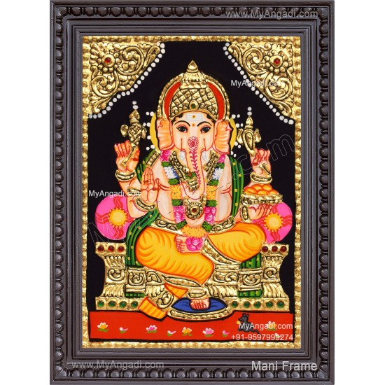 Ganesha Tajore Painting